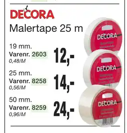 Harald Nyborg Malertape 25 m tilbud