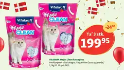 Maxi Zoo Vitakraft Magic Clean kattegrus tilbud