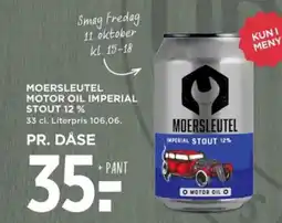 MOERSLEUTEL Motor oil imperial Stout 12%
