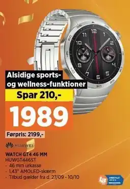 Power WATCH GT4 46 MM tilbud