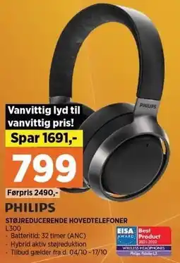 Power STØJREDUCERENDE HOVEDTELEFONER tilbud
