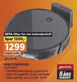 POINT ROBOTSTØVSUGER