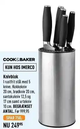 Imerco Knivblok tilbud