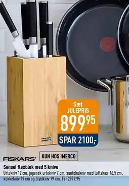 Imerco Sensei flexblok med 5 knive tilbud