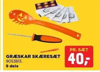 jem & fix GRÆSKAR SKÆRESÆT tilbud
