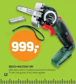 XL-BYG BOSCH Multisav 18v tilbud