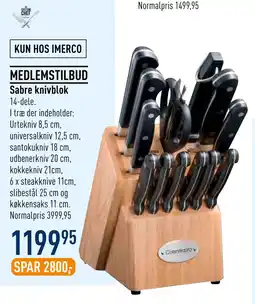 Imerco Sabre knivblok tilbud
