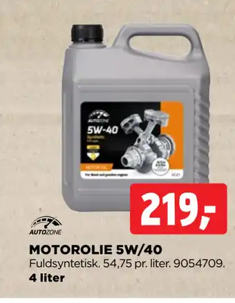 jem & fix MOTOROLIE 5W/40 tilbud