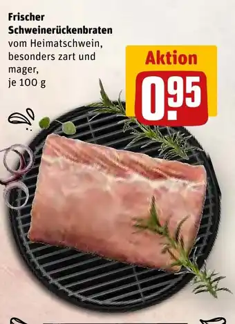 REWE Frischer Schweinerückenbraten tilbud