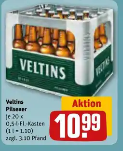REWE DE VELTINS Pilsener tilbud