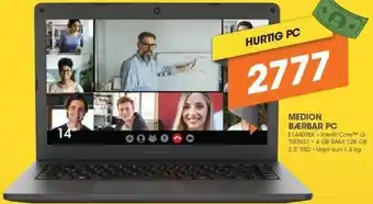 Expert Medion Bærbar Pc E14409BK tilbud