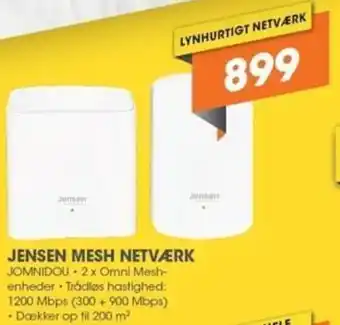 Expert Jensen Mesh Netværk JOMNIDOU tilbud