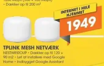Tplink Mesh Netværk NESTWIFIROUP