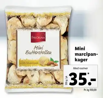 Let-Køb Mini marcipankager tilbud