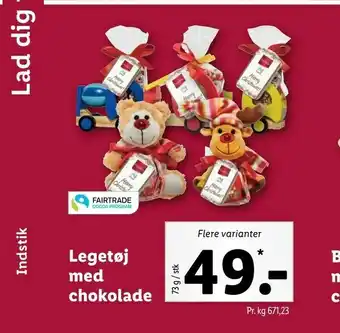 Let-Køb Legetøj med chokolade tilbud