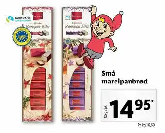 Små marcipanbrød
