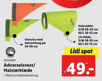 Advarselsvest/ Halstørklæde