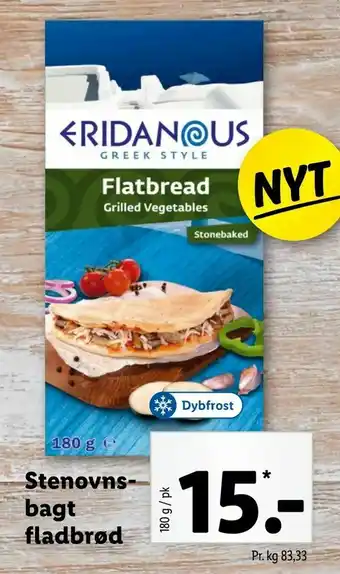 Let-Køb Stenovnsbagt fladbrød tilbud