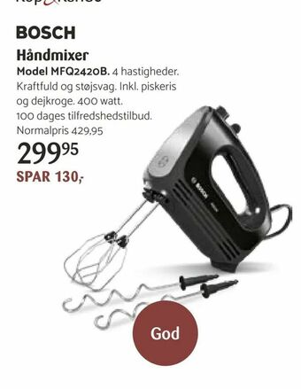 Kop & Kande Håndmixer Model MFQ2420B tilbud