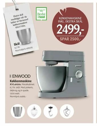 Kop & Kande Køkkenmaskine tilbud