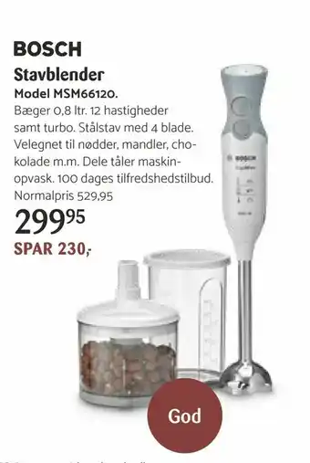Kop & Kande Stavblender Model MSM66120 tilbud
