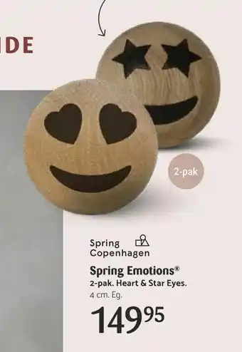 Kop & Kande Spring Emotions ® 2-pak Heart & Star Eyes tilbud