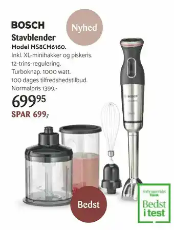 Kop & Kande Stavblender Model MS8CM6160 tilbud