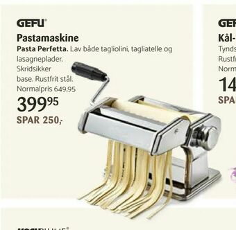 Kop & Kande Pastamaskine tilbud