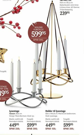 Kop & Kande Holder til lysestage tilbud