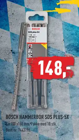 Johannes Fog BOSCH HAMMERBOR SDS PLUS-5X tilbud