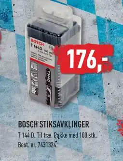 Johannes Fog BOSCH STIKSAVKLINGER tilbud