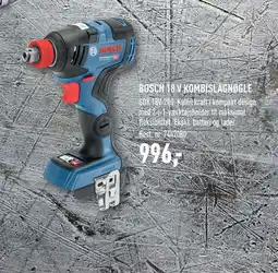 Johannes Fog BOSCH 18 V KOMBISLAGNØGLE tilbud