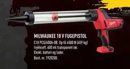 Johannes Fog MILWAUKEE 18 V FUGEPISTOL tilbud