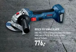 Johannes Fog BOSCH 18 V VINKELSLIBER tilbud