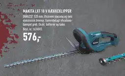 Johannes Fog MAKITA LXT 18 V HÆKKEKLIPPER tilbud