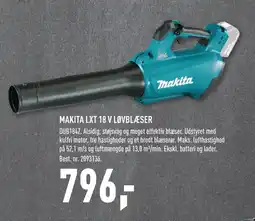 Johannes Fog MAKITA LXT 18 V LØVBLÆSER tilbud