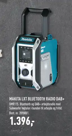 Johannes Fog MAKITA LXT BLUETOOTH RADIO DAB+ tilbud