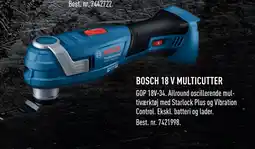 Johannes Fog BOSCH 18 V MULTICUTTER tilbud