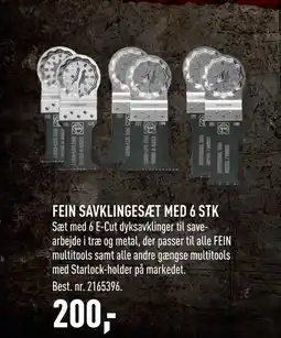 Johannes Fog FEIN SAVKLINGESÆT MED 6 STK tilbud