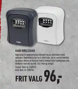 Johannes Fog HABO NØGLESKAB tilbud
