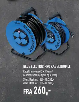 Johannes Fog BLUE ELECTRIC PRO KABELTROMLE tilbud