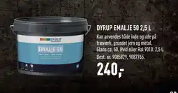 Johannes Fog DYRUP EMALJE 50 2,5 L tilbud
