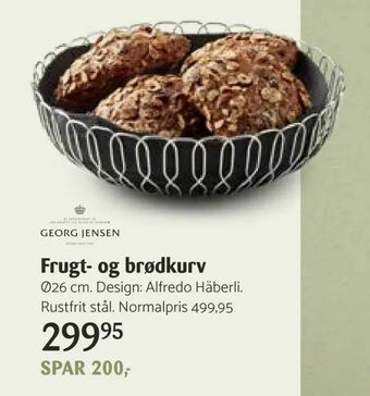 Kop & Kande Frugt- og brødkurv tilbud