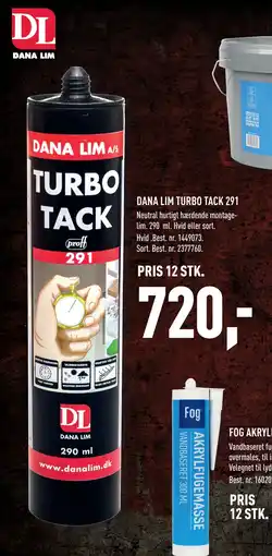 Johannes Fog DANA LIM TURBO TACK 291 tilbud
