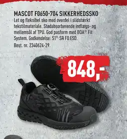Johannes Fog MASCOT F0650-704 SIKKERHEDSSKO tilbud