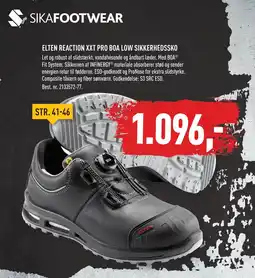 Johannes Fog ELTEN REACTION XXT PRO BOA LOW SIKKERHEDSSKO tilbud