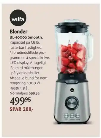 Kop & Kande Blender BL-1000S Smooth tilbud
