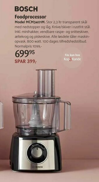 Kop & Kande Foodprocessor tilbud