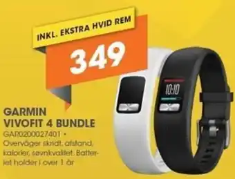 Expert Garmin Vivofit 4 Bundle GAR0200027401 tilbud