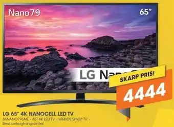 Expert LG 65" 4K Nanocell Led TV 65Nano796NE tilbud